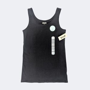 Duluth Trading Co. Women's No-Yank Stay Put Stretch Tank Top Black Medium NWT